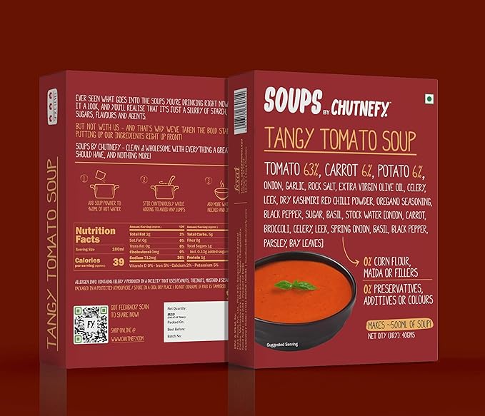 Chutnefy - Tangy Tomato Soup - 40 gms (Pack of 2)
